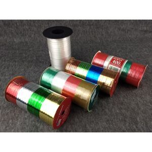 Berwick Curling Ribbon Christmas Gift Wrap Crafts 3/8" & 3/16" 800+Yds Lot/5 NEW